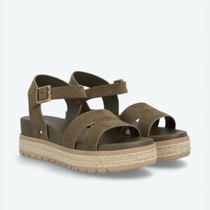 MIA Evana Olive Platform Sandals